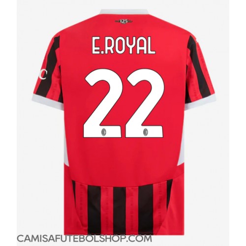 Camisa de time de futebol AC Milan Emerson Royal #22 Replicas 1º Equipamento 2024-25 Manga Curta